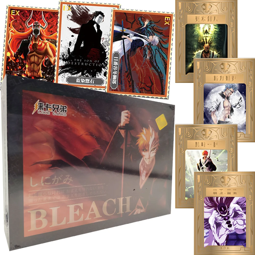 

Коллекционные карты Bleach, высокое качество, персонажи аниме Kurosaki Ichigo Kuchiki Rukia, уникальные эксклюзивные изысканные карты, забавные подарки