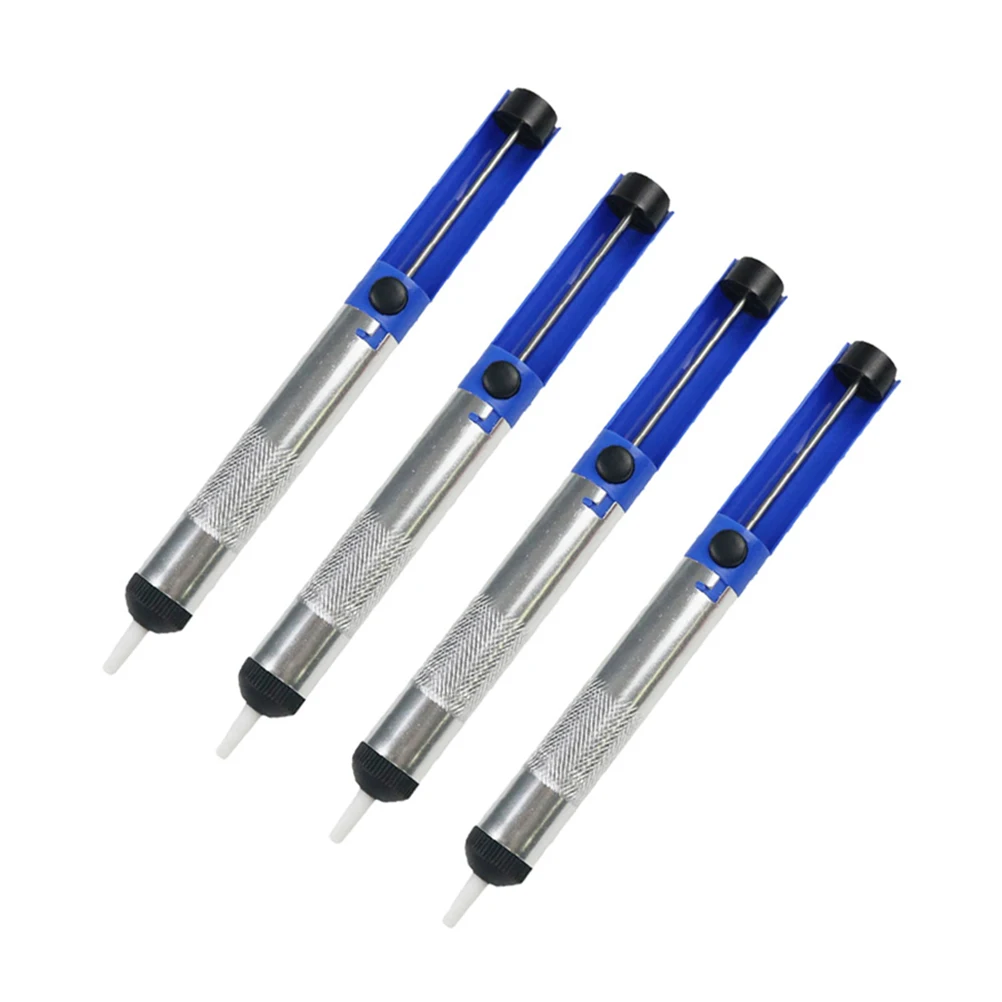 Herramienta de eliminación de soldadura, pluma bomba para desoldar Manual compacta y ligera, fácil de usar, resistente, antisoldadura para circuito, 4 Uds.