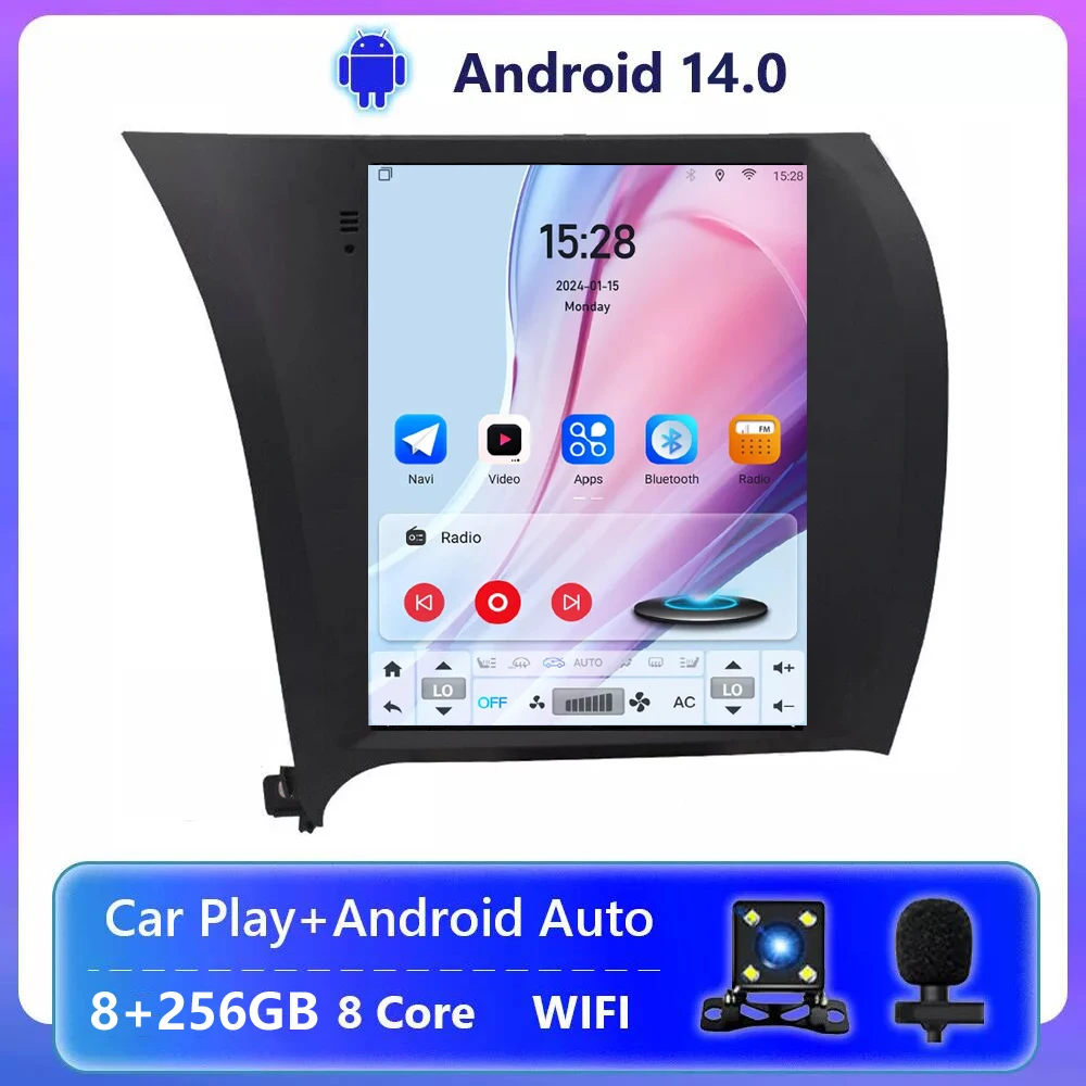 

9.7 "Inch Android 14 Car Radio For Kia K3 Cerato 3 Forte 2013-2017 Multimedia Video Player Navigation GPS 2 Din 4G Carplay Auto