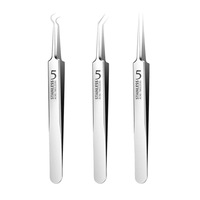 Tweezers German Ultra-fine Cell Pimples Blackhead Clip Tweezers Beauty Salon Special Scraping Closing Artifact Acne Needle Tool