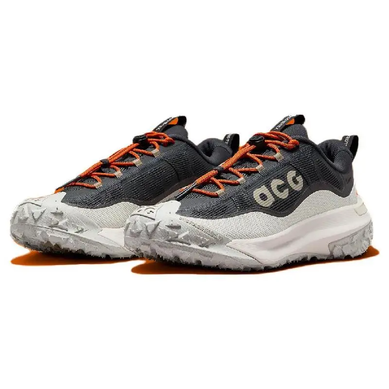 Кроссовки Nike ACG Mountain Fly 2, низкие, кожа Гор-Tex, «темно-дымчатый серый», HF6245-002