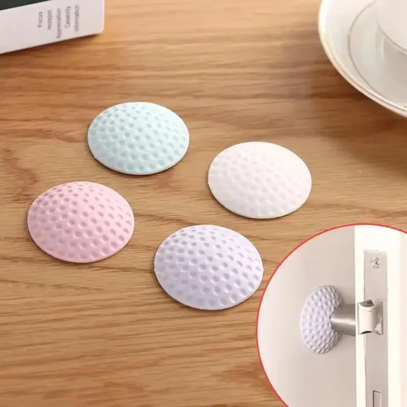 8Pcs Soft Thickening Mute Rubber Pad To Protect The Wall Self Adhesive Stickers Door Stopper Golf Style Door Fender Products