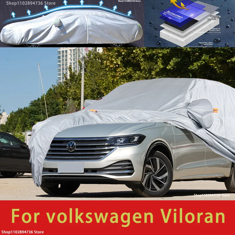 

For Volkswagen Viloran Outdoor Protection Full Car Covers Snow Cover Sunshade Waterproof Dustproof Exterior Car accessories