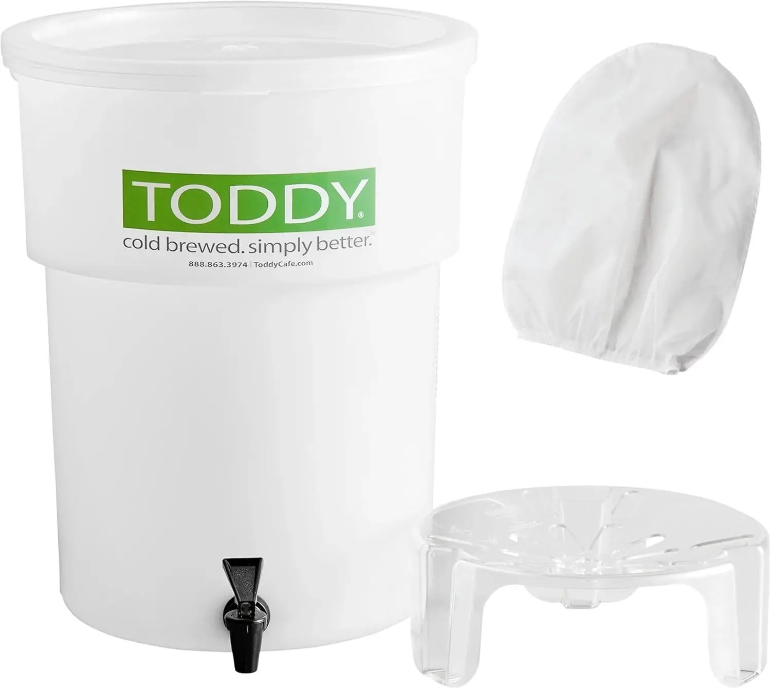 Sistema de fermentação fria Toddy de 5 galões com elevador e filtro, sistema de fabricação comercial