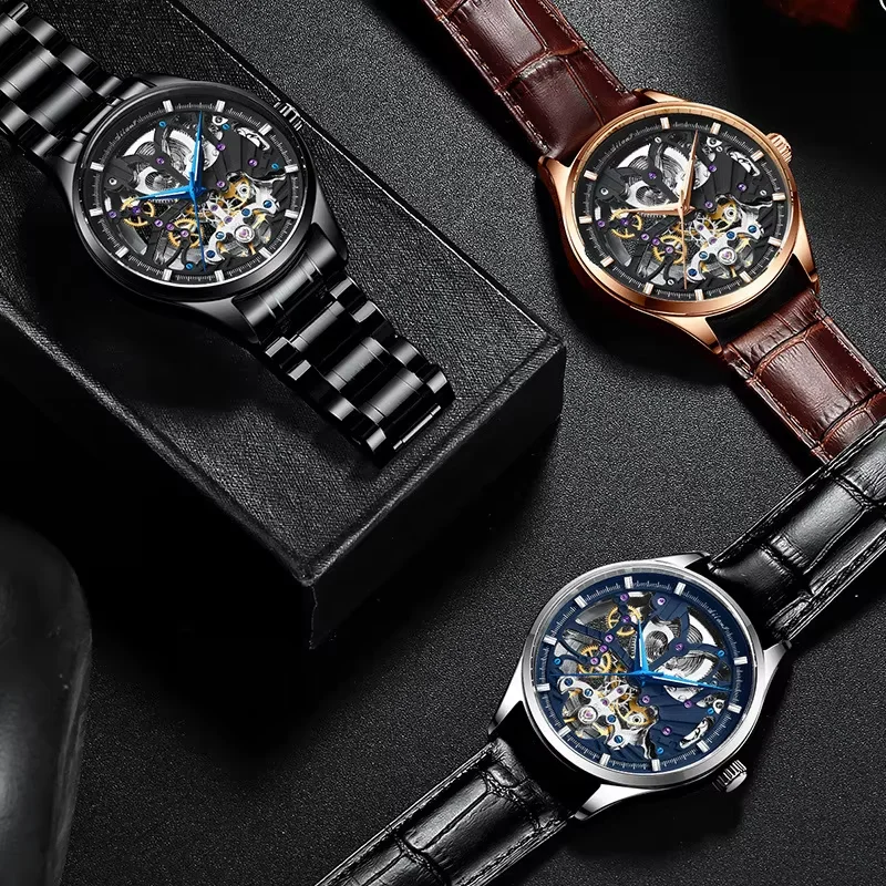 Fashion AILANG For Gift Classi - Skeleton Mechanical Watch 评论和价格
