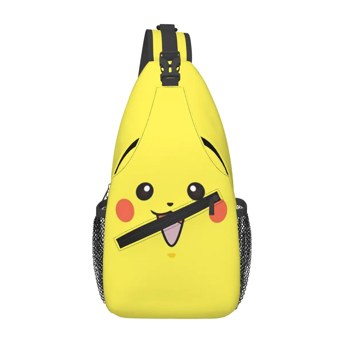 

Trendy Ash PPikachu cross chest bag diagonally, a fashionable backpack designed specifically for outdoor sports and daily travel