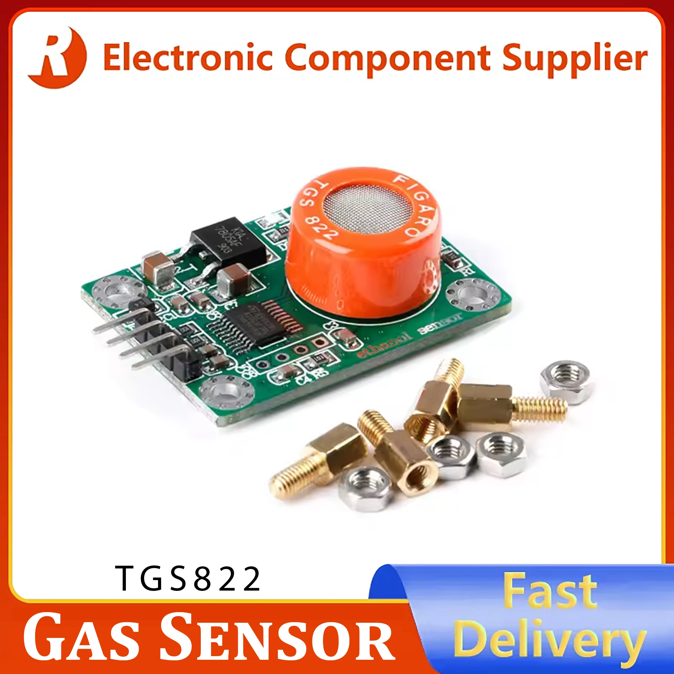 TGS822 50-5000ppm Alcohol Detection Sensor Module Serial Port Output Ethanol Alcohol Gas Measurement  New and Original in Storck