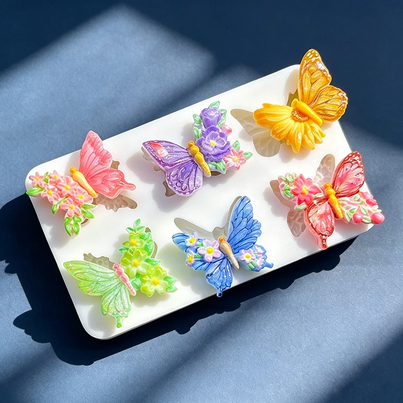 Butterfly Silicone Sugarcraft Mold Cookie Cupcake Chocolate Baking Mold Fondant Cake Decorating Tools