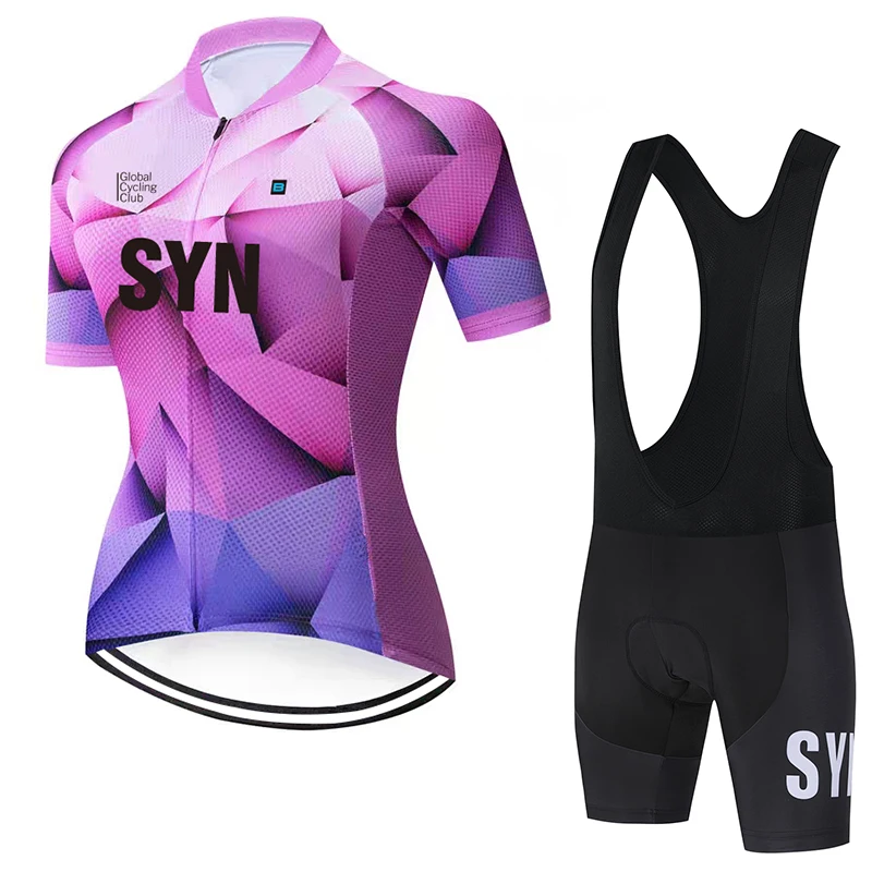 

SYN women's cycling sportswear set summer road cycling short top road cycling shorts quick drying cycling jersey cycling bib