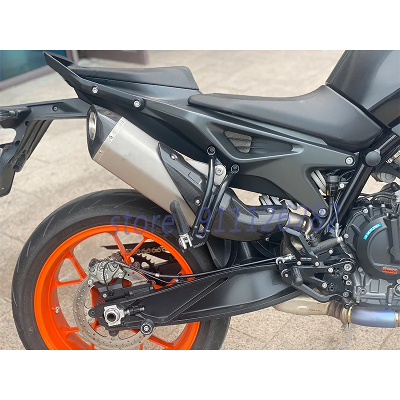 モーターサイクルエキゾーストサイレンサー,改造,カーボンファイバーマフラー,ミドリンクパイプ,DBキラー,ktm duke 790 890 2018 890r 2021-2022 2023