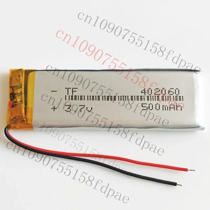 

OK 3.7V 500mAh 402060 Li-polymer Rechargeable Battery LiPo Cell For MP3 DVD GPS PDA