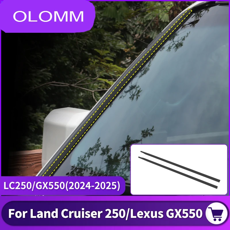 Front Windshield Sealing Strip Noise Reduction Weatherstrip For Toyota LC250 Prado 1958 Lexus GX550 2024 2025