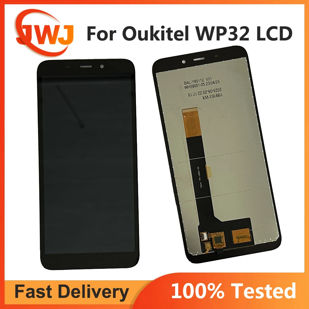 

5.93" Original For Oukitel WP32 Cell Phone LCD Display Screen Digitizer Assembly Touch Panel Glass Display Oukitel WP32 Screen