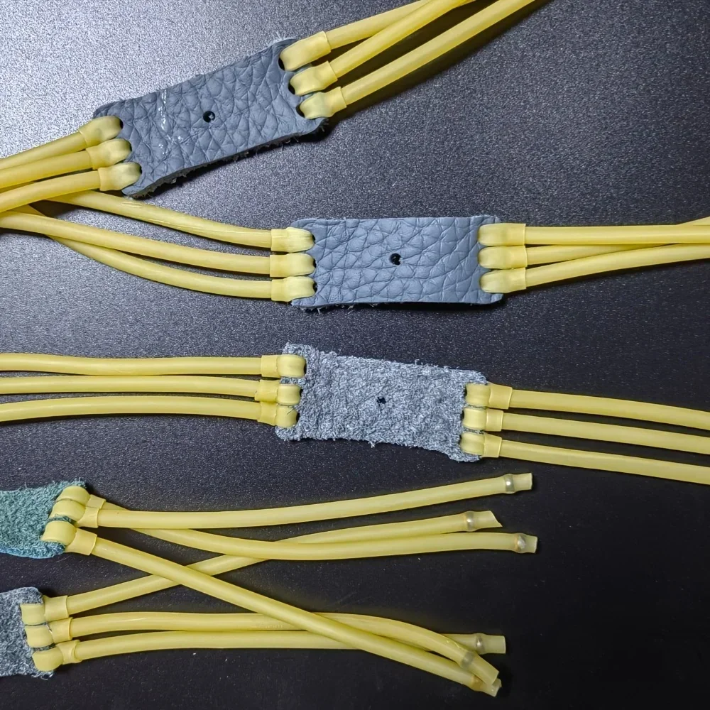 10 スリングショット交換ストラップ - スリングショット弾性ゴムストラップ、3 カード 6 ストランド スリングショット ストラップ、スリングショット アクセサリー