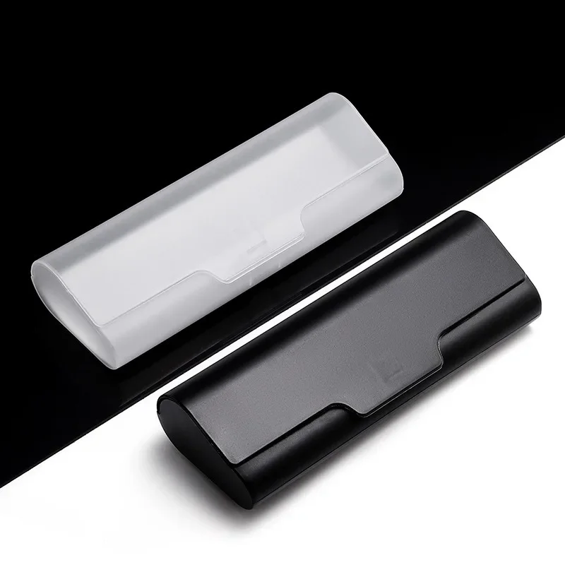 Transparent Black White Sunglasses Case New Plastic Glasses Storage Box Portable Sunglasses Protector Case Eyeswear Accessories