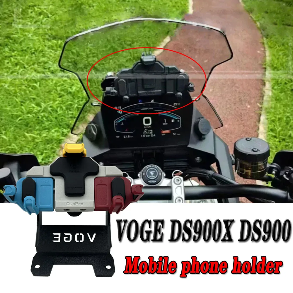 

For VOGE DS900X DS900 900DS 900 DS DSX DSX900 900DSX Accessories Mobile Phone Holder Stand Support GPS Navigation Plate Bracket