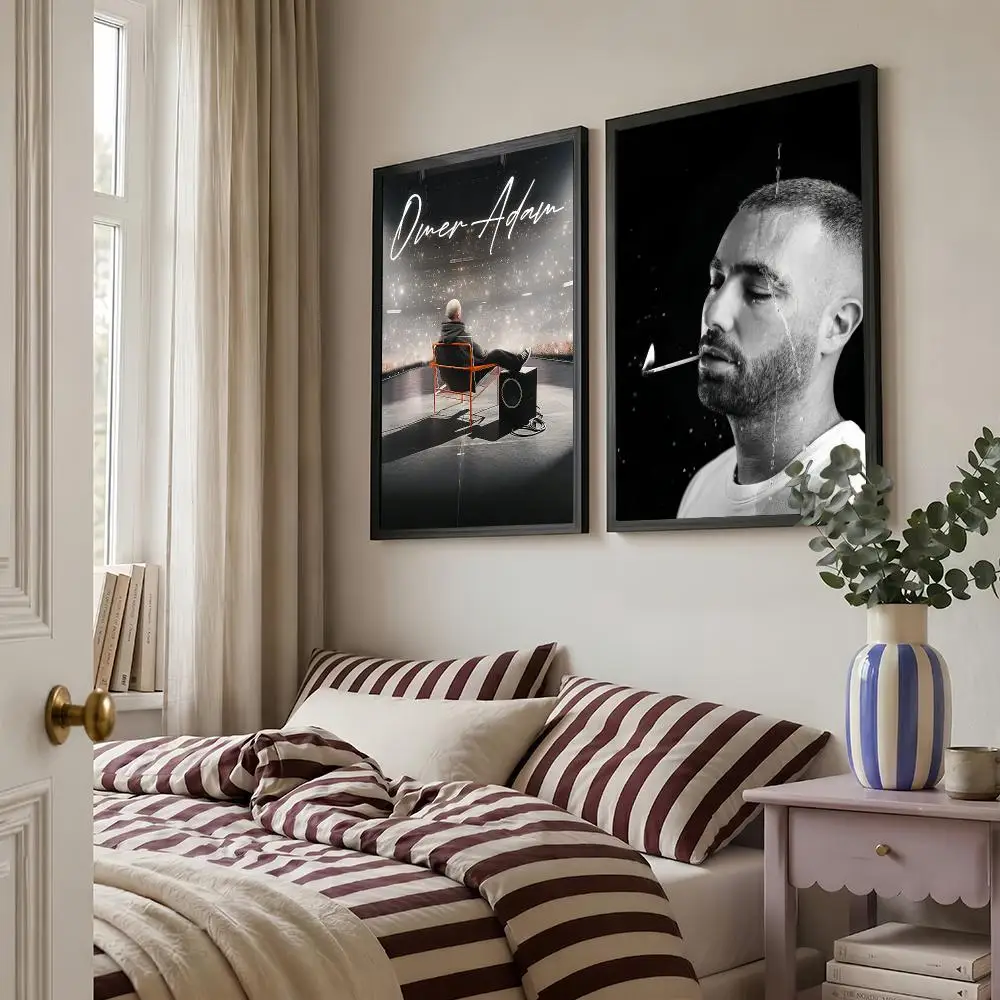 Singer O-Omer Adam Music Poster Living Room Bedroom Bar Cafes Wall Home Decoration Gifts