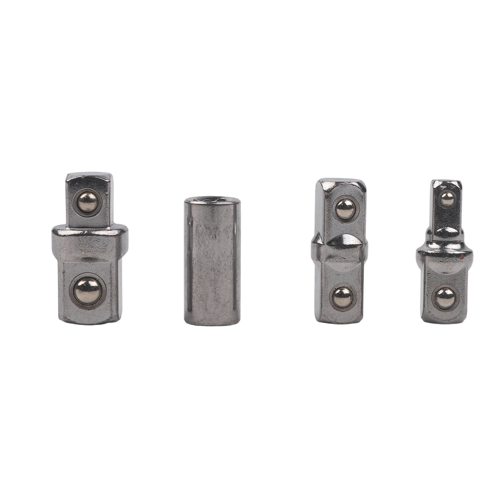 Square Drive Adapter Set 1/2 1/4 3/8 Inch For Electric Wrenches Steel Double Head Connectors For Drive Compatibility