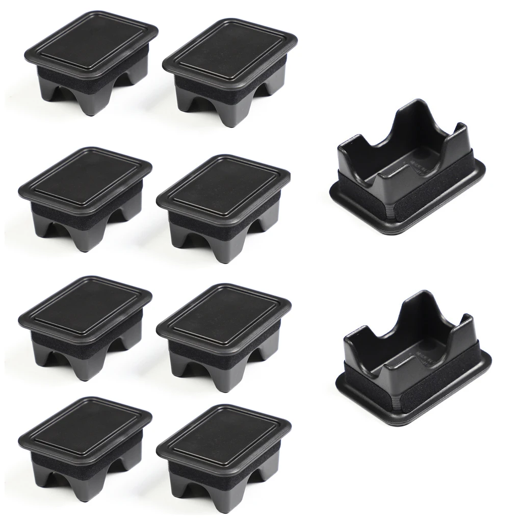 

10 Pieces/Kit Truck Bed Rail Stake Cap Rainproof Snow-proof Replacing Cover Replacement for Ram 1500 2500 3500 19-21