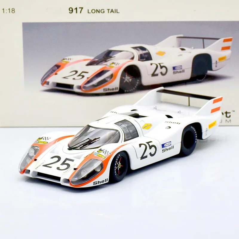 

Autoart 1:18 917 Длинный хвост # 25 Имитация ограниченной серии, все открытые металлические статические модели автомобиля из сплава, игрушка в подарок