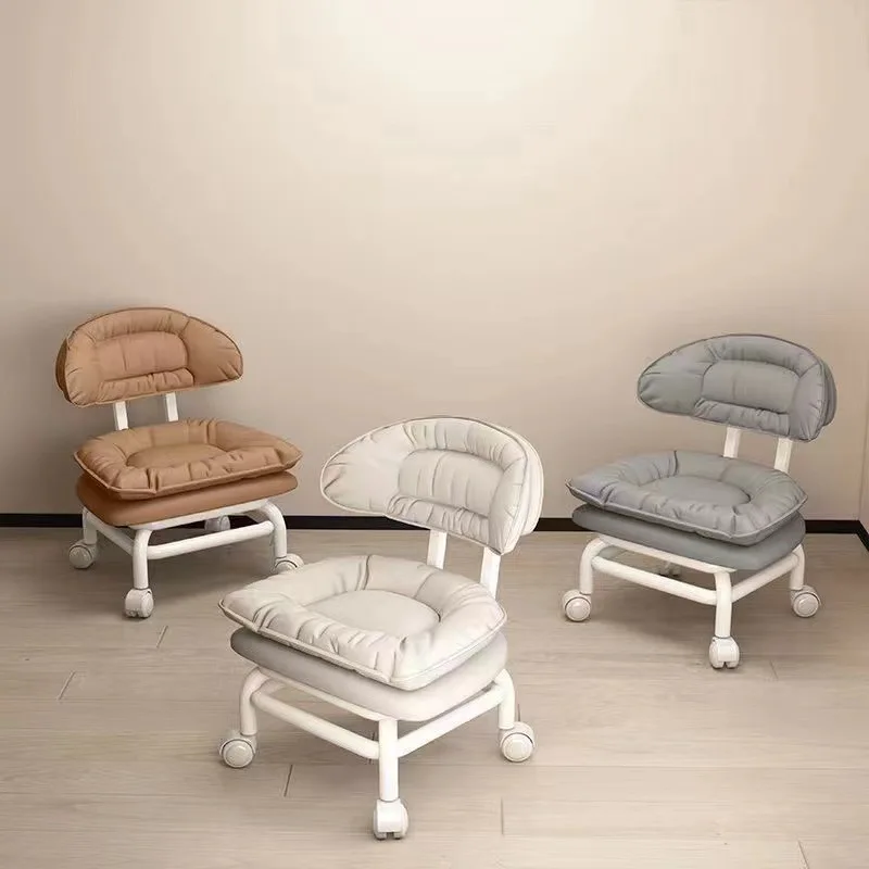 

Универсальный маленький табурет на колесах, бытовой низкий табурет на шкиве с детским артефактом, красивый стул со швом, удобная педаль