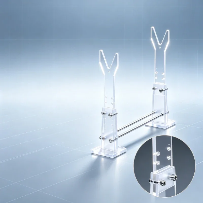Lightweight Acrylic Transparent Display Stand Detachable Support Bracket for Tabletop Decor Ornaments