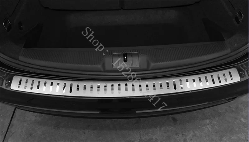 For VW Volkswagon Sharan 2012 2013 2014-2018 Rear Door Sill Bumper Protector Sill Rear boot guard styling Car accessories