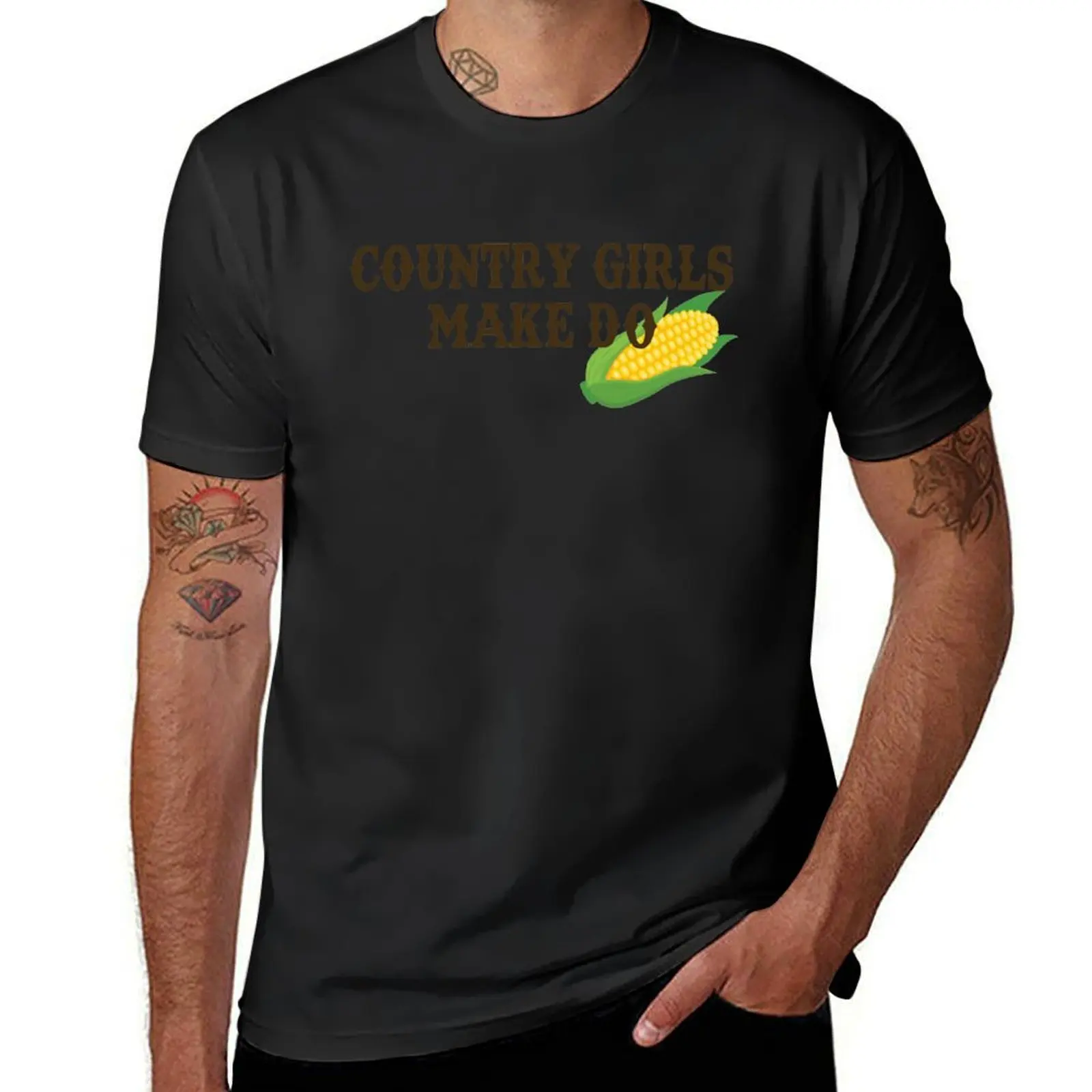 Country Girls Make do T-Shirt boys whites customs design your own funny t shirts for men