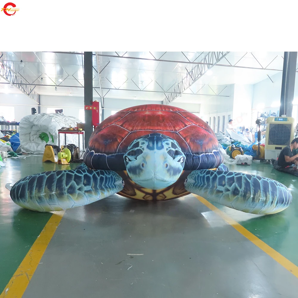 Tortue gonflable géante, modèle de décoration de scène, Animal publicitaire, tortue de mer gonflable pour affichage océanique, expédition rapide
