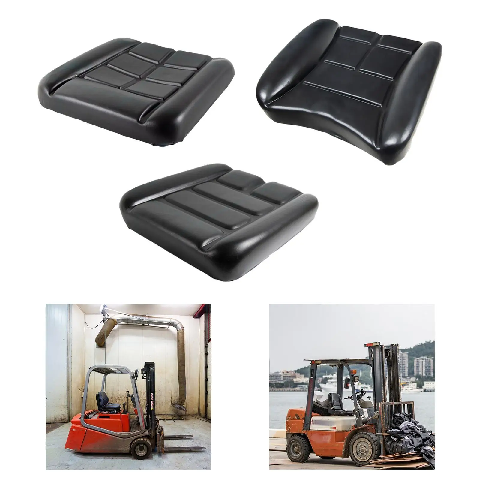 

Universal Forklift Seat Tricycle Easy Installation Comfortable Seat Cushion