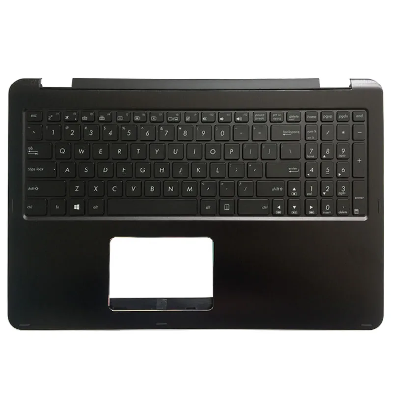 New US Laptop Keyboard for Asus Q553 Q553U Q553UB black keyboard Backlit With Palmrest Upper Cover 90NB0AZ1-R31US0 0KN0-SR3US13