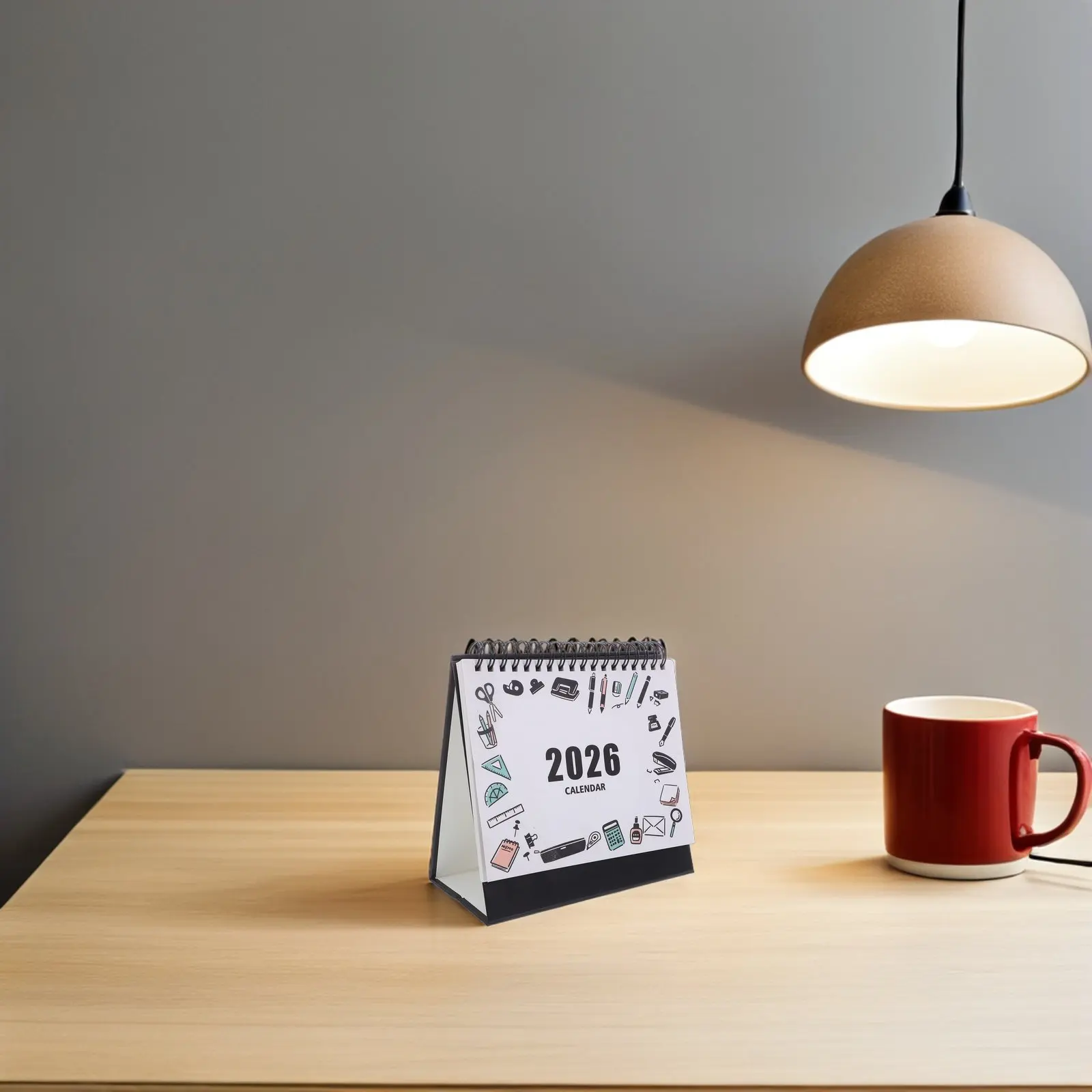 

Настольный календарь на 2025-2026 годы с ежемесячным планированием, стикерами для ежедневного планирования, декоративный планировщик для офиса и школы