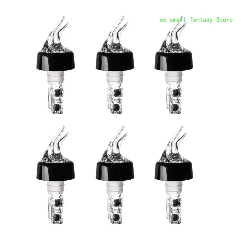 

R3MA Set of 6 Efficient Wine Pourer Automatic Beverage Pourer Precise Liquid Dispenser Plastic Material Suitable for Home Bar