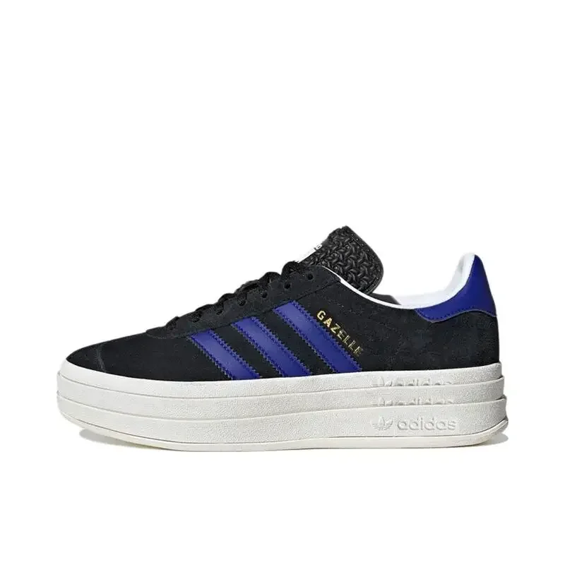 Adidas Gazelle Bold Women's Fashion Sneakers Classic Anti-slip Comfortable Light Weight Wear-resistant Thick Soled Casual Shoes