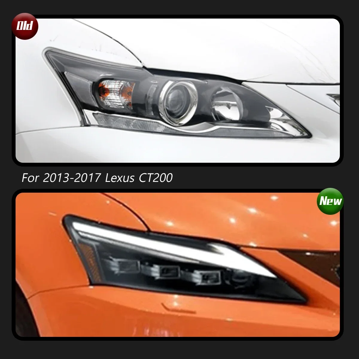 Car Head Lamp For Lexus CT200 2013-2017 Upgrade Modified to New Dynamic Turn Signal Car LED Headlight Assembly