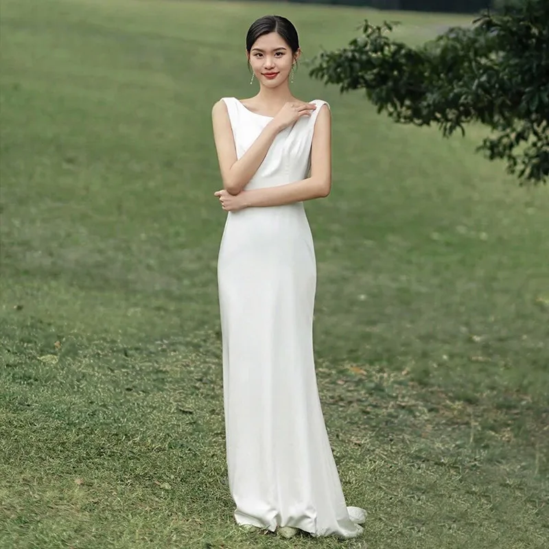 D24 Korean light wedding dress 2024 new bride