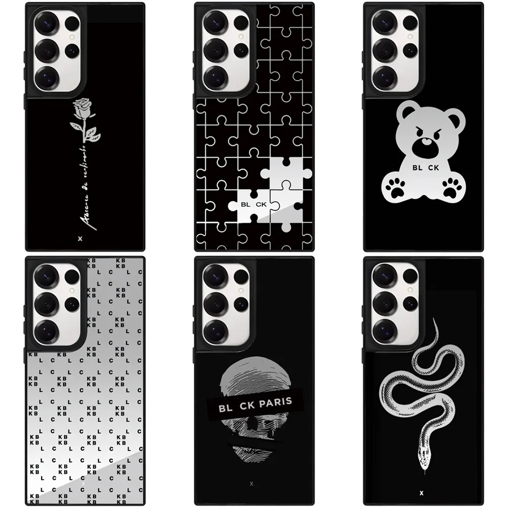 6032823 Mirror Magnetic Case: Compatible with Samsung Galaxy S23 U S24U S25 S26 Ultra S25+ S26 Plus Shell