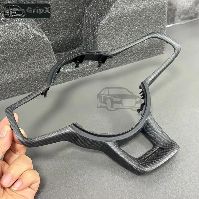 Suitable for Volkswagen Golf 7 MK7 GTI matte carbon fiber steering wheel accessory frame supports customization