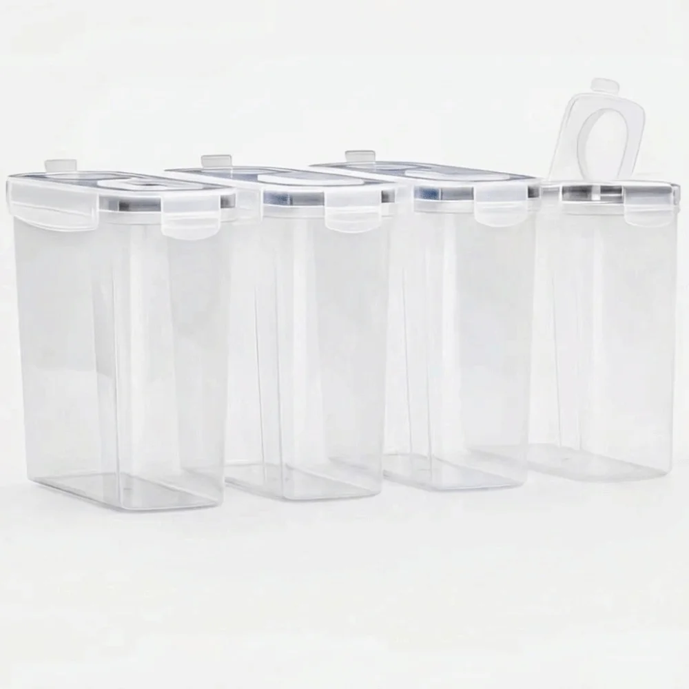 

4Pcs Airtight 3D Printing Filament Container Dustproof Transparent Filament Storage Organizer Portable Moisture Proof