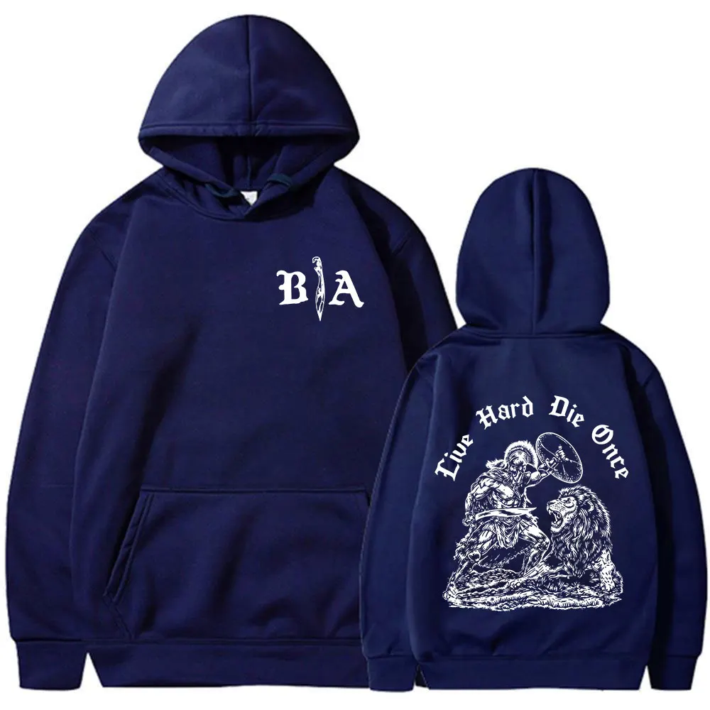 Die Once 2026 Brothers in Arms Doppelseitig bedruckte Hoodies für Männer und Frauen, modische Sweatshirts, übergroße Langarm-Pullover – Detail 3
