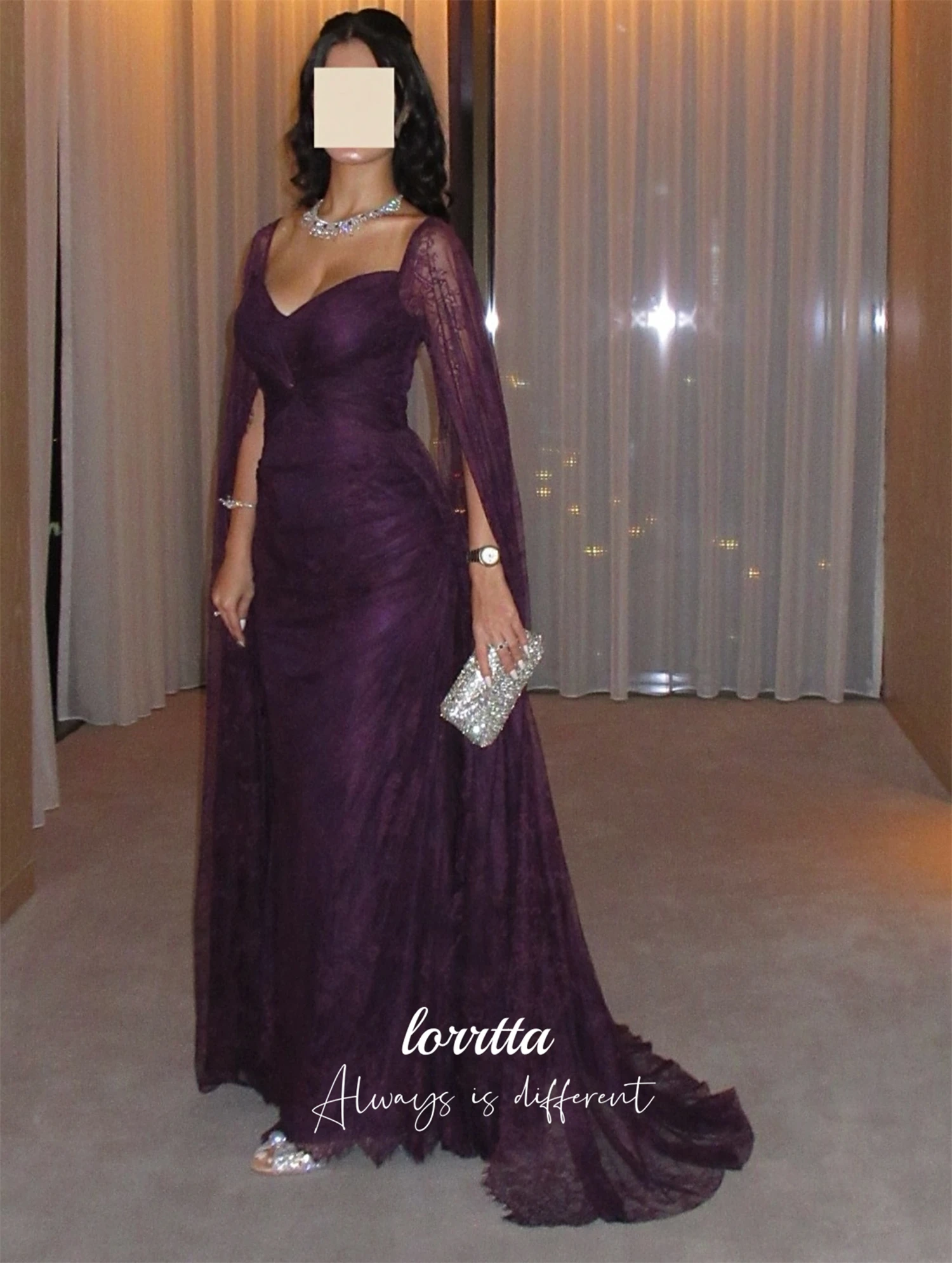 Lorrtta Customized Cocktail Dress Formal Dresses Women Purple Luxurious Women's Evening Dresses for Special Occasions Prom Dress image 2