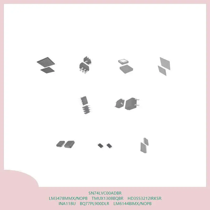 

SN74LVC00ADBR LM3478MMX/NOPB TMUX1308BQBR HD3SS3212IRKSR INA118U BQ77PL900DLR LM6144BIMX/NOPB