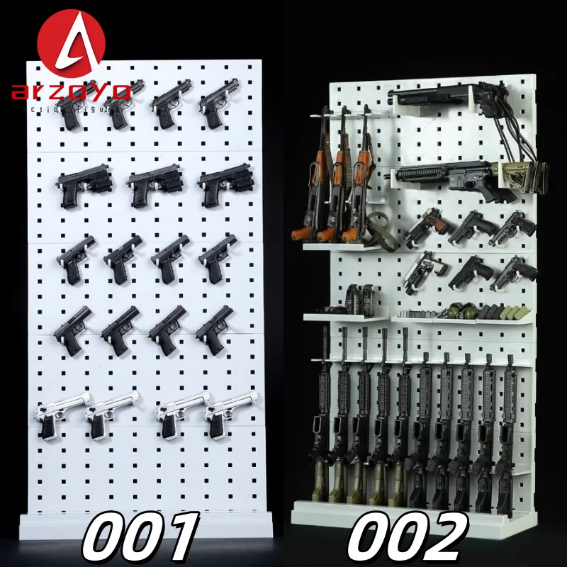 

1/6 Scale Gun Rack Modular Weapon Guns Display Stand Set Shelf (Gun Model not included) For 12" Figure Toys Accessories