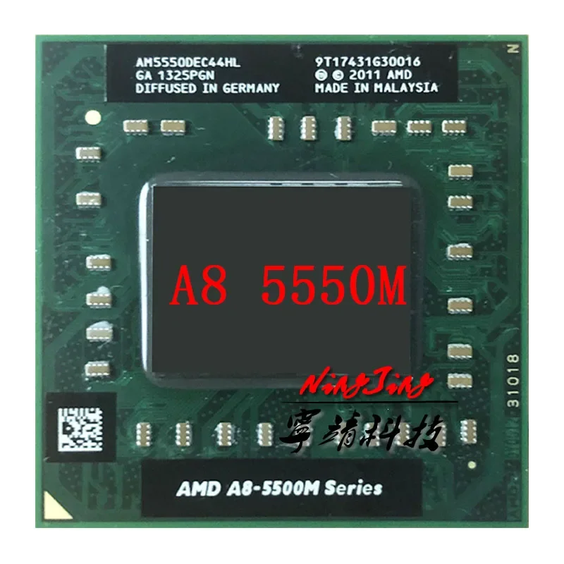 AMD A8-Series A8-5550M A8 5550M 2.1 جيجا هرتز مستعمل رباعي النواة رباعي الخيوط وحدة المعالجة المركزية AM5550DEC44HL المقبس FS1