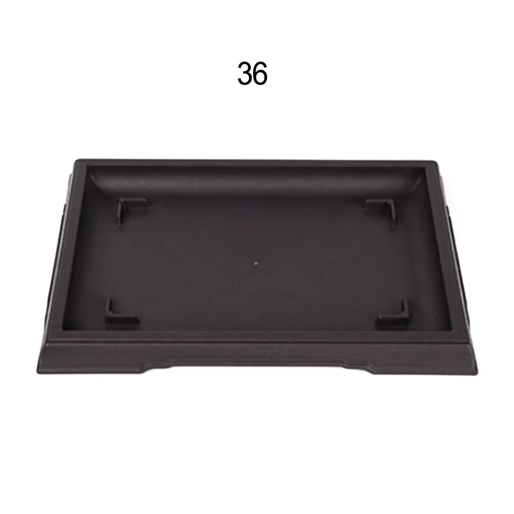 Breathable Flower Pot Imitation Purple Sand Flower Pot Indoor Space Elegant Look Healthy Plant Growth Matching Tray Included