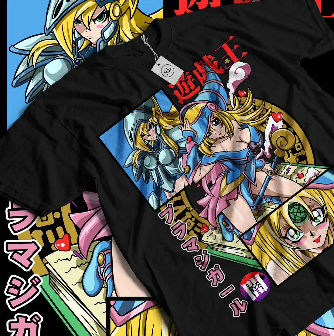 

Mago Oscuro Yu-Gi-Oh shirt Dark Magician Anime Yu Gi Oh Yami Atem Gift Shirt