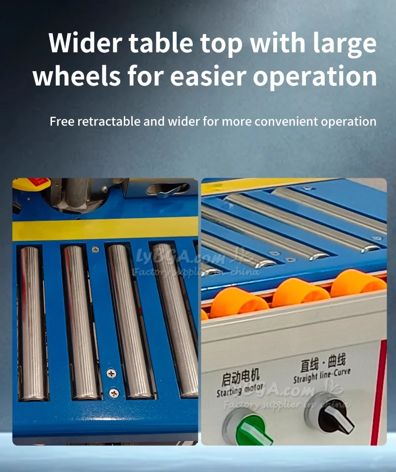 LY-500 Edge Banding Machine Roller/Double Cylinder/Microcomputer Wood Edge Bander with Automatic Belt Cutter/Straighten/Widened