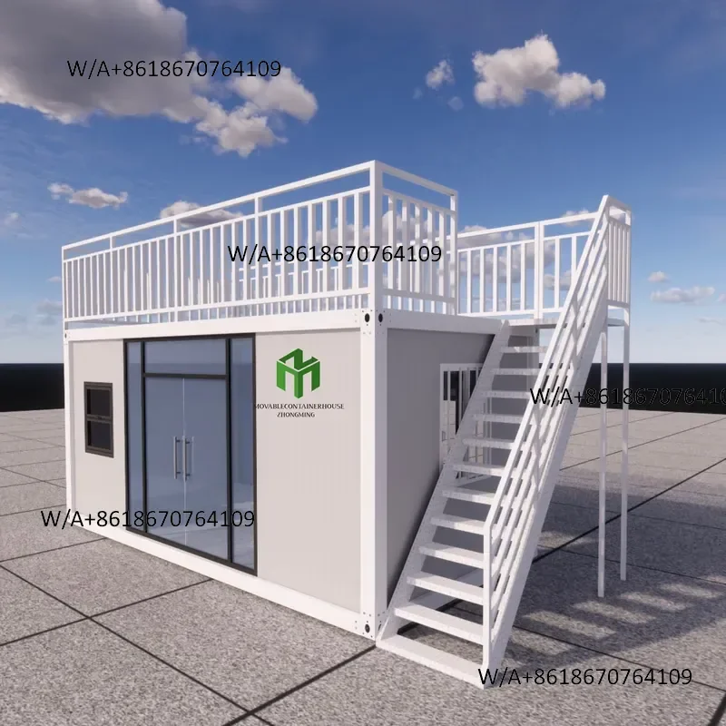Hot Seller 20ft 40ft Modular Steel Container House Detachable Design Prefabricated Modern Mediterranean Style Living