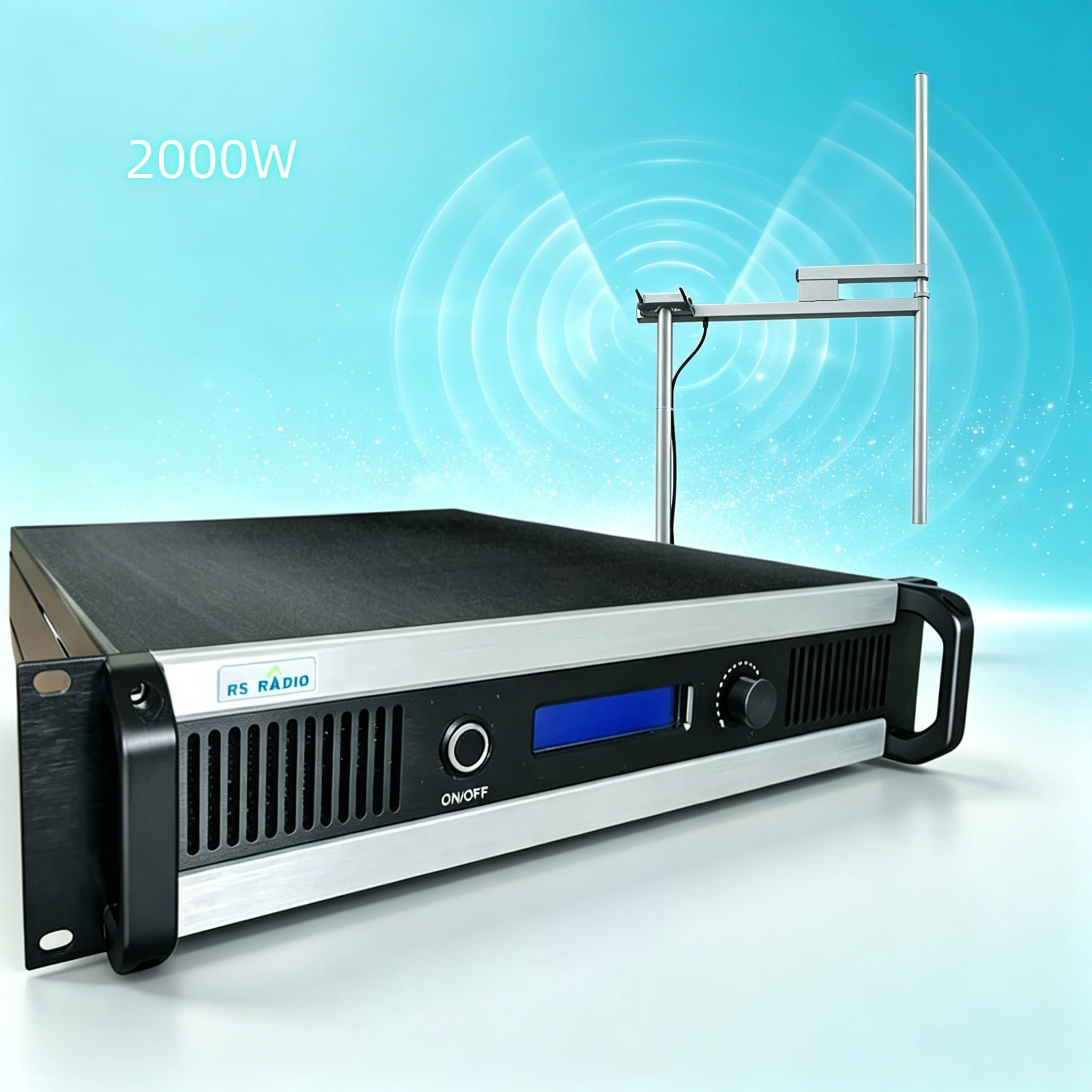 2KW 2000W Fm Broadcast Equipment Radio Station Antenna