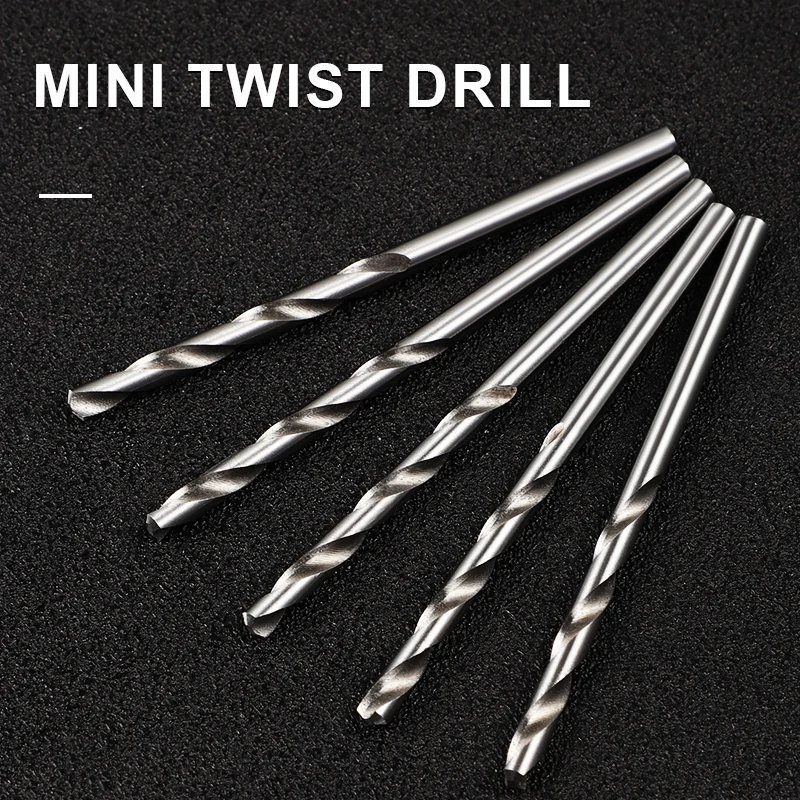 1.5-10mm 99 szt. Mini zestaw wiertło spiralne HSS precyzyjny wiertło do obróbki drewna z tworzywa sztucznego i aluminium wiertło HSS zestaw części